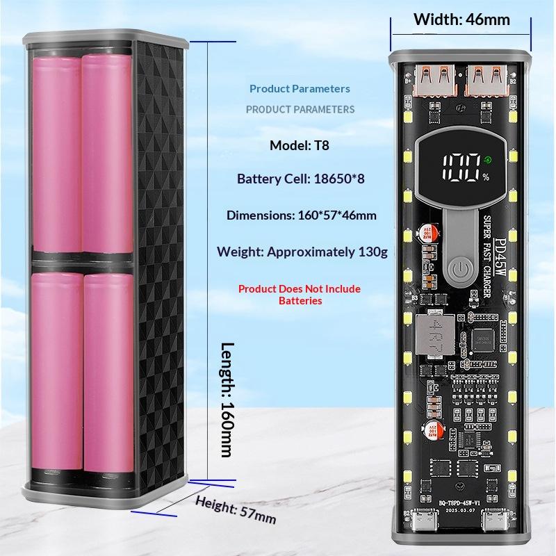 Tablet Accessories For Students - Casing Power Bank PD 45W Super
