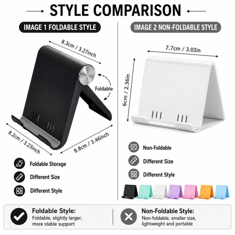 2 buah Penyangga Ponsel Lipat, - Useful Tablet Accessories ulasan dan harga
