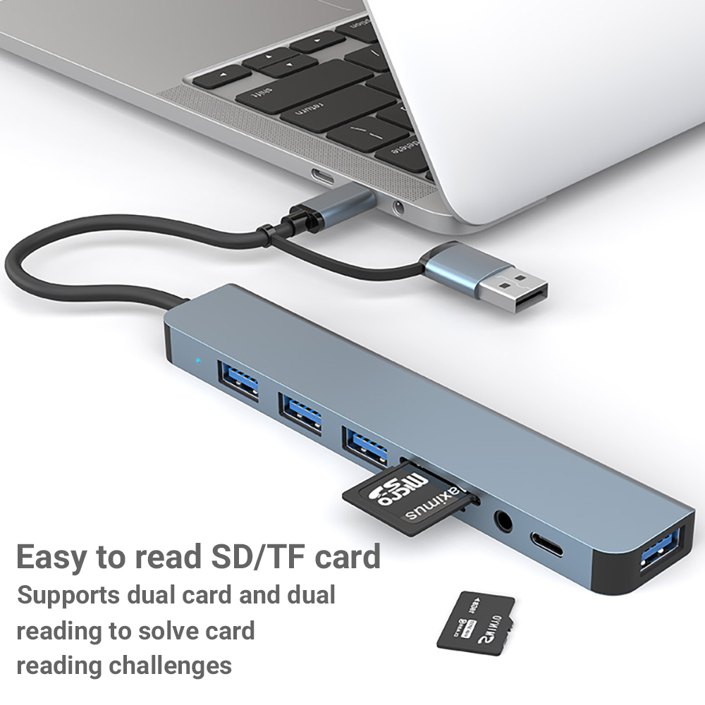 Stasiun Docking USB 9-in-1 Dua - Tablet Accessories For Students ulasan dan harga